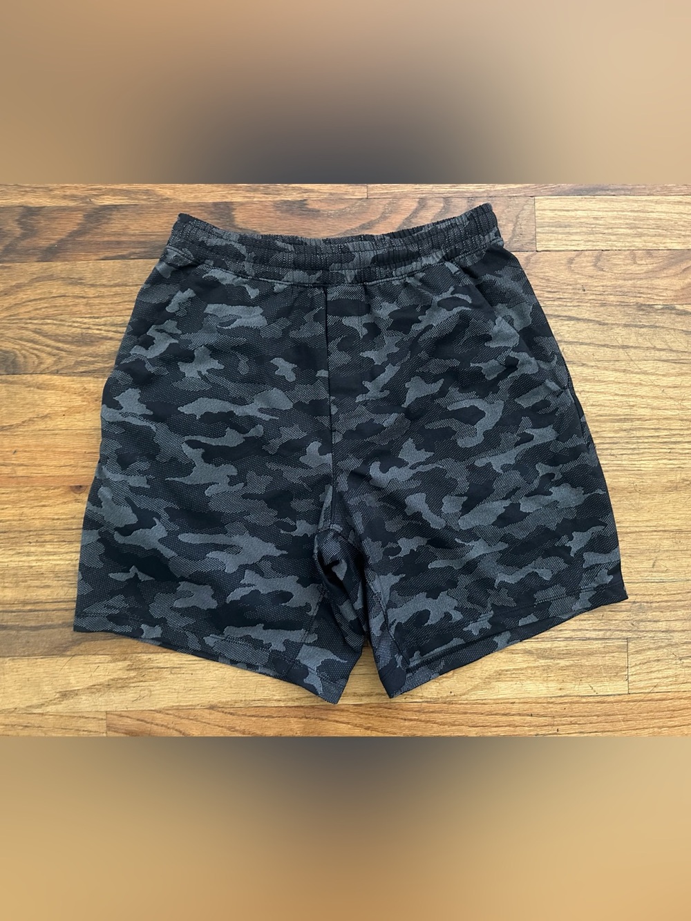 Lululemon Shorts Men’s Small Pace Breaker Camo Drawstring Running Training